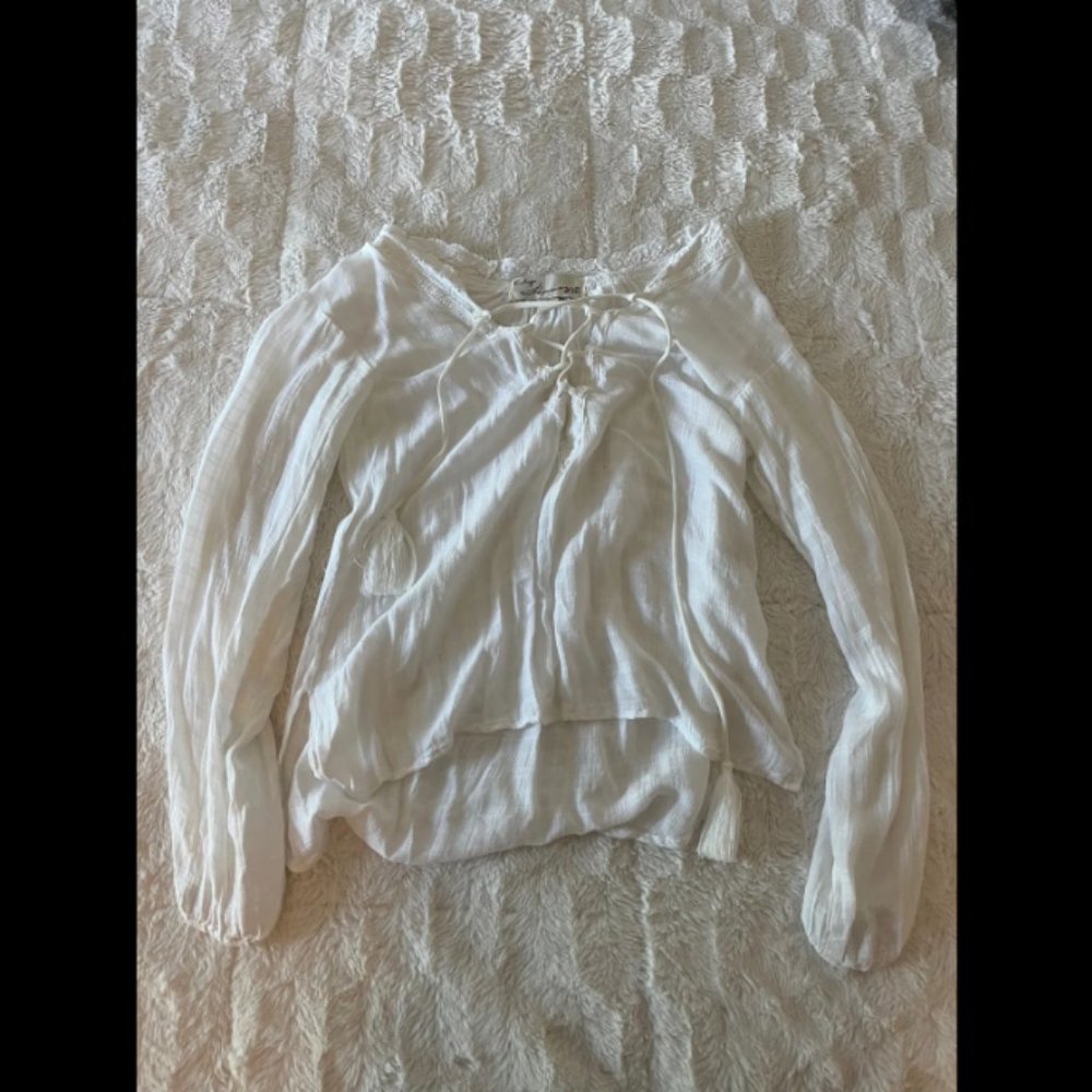 White blouse top